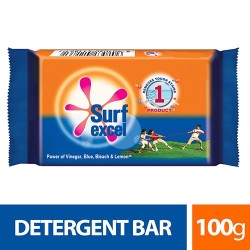 Surf Excel Detergent Bar, 100 g Pouch