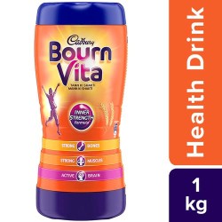 Cadbury Bournvita - Chocolate Health Drink, 1 kg Jar