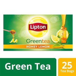 Lipton Green Tea Bags - Honey Lemon, 50 g