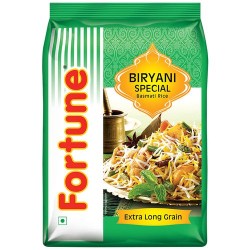 Fortune Basmati Rice - Biryani Special, 1 kg Pouch
