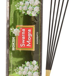 Moksh Bamboo Swarna Mogra Incense Sticks, 80g.