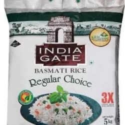 India Gate Regular Choice Basmati Rice 5 Kg.
