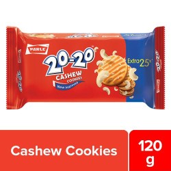 Parle 20-20 Cashew Butter Cookies, 120 g