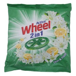 Wheel Detergent Powder - Green Lemon & Jasmine, 500 g
