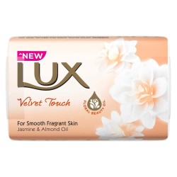Lux Velvet Touch jasmine & Almond Oil Soap 100 gms (pack of 3)