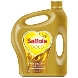 Saffola Gold - Pro Healthy Lifestyle Edible Oil, 5 L Jar